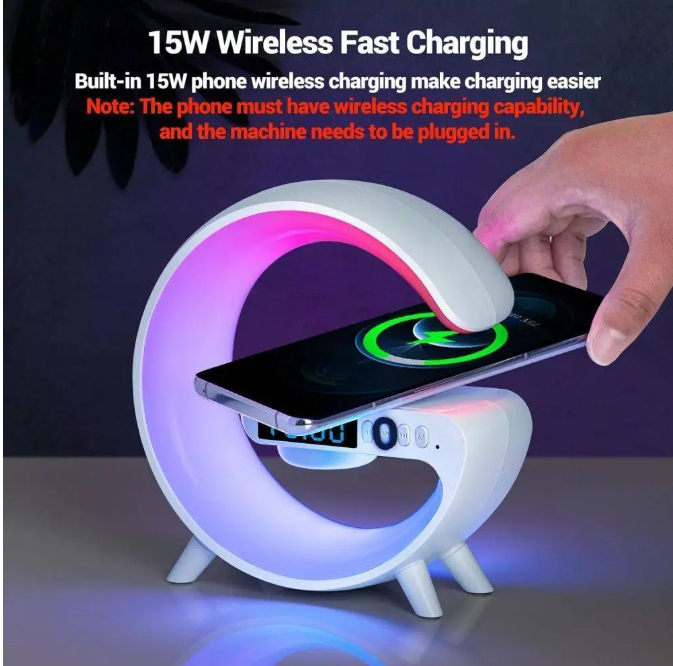 Luminous Hub LED Night Lamp & Speaker