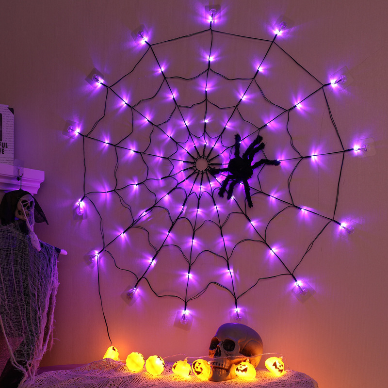 LED Spiderweb Festive Light