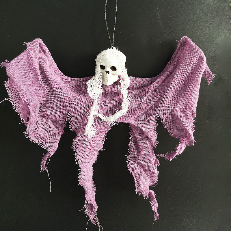 Ghostly Skull Hanging Ornament