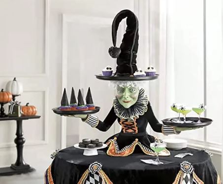 Witchy Halloween Treat Stand – Spooky Party Decor