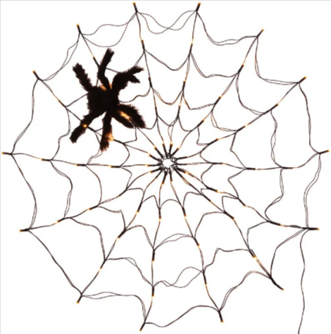 LED Spiderweb Festive Light