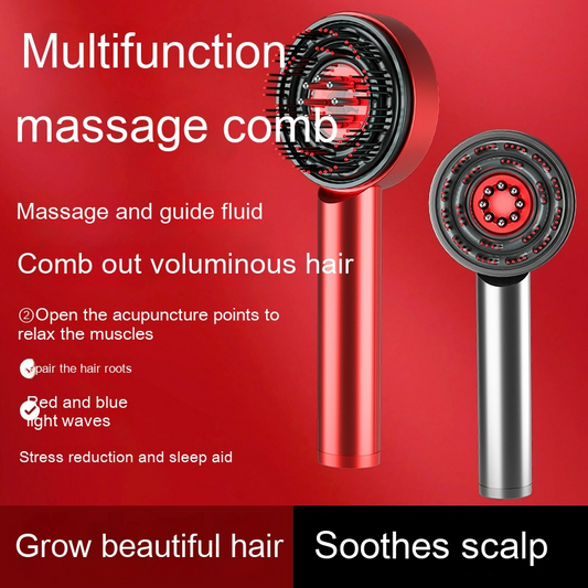 Masseur de cuir chevelu en forme de peigne