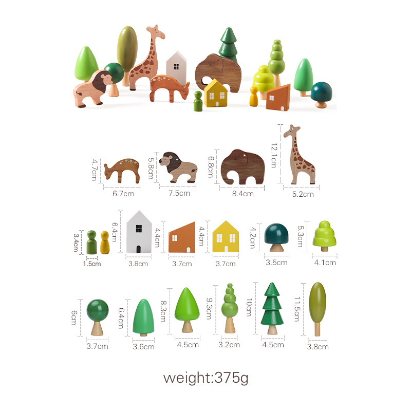 Montessori Wooden Animal Balancer