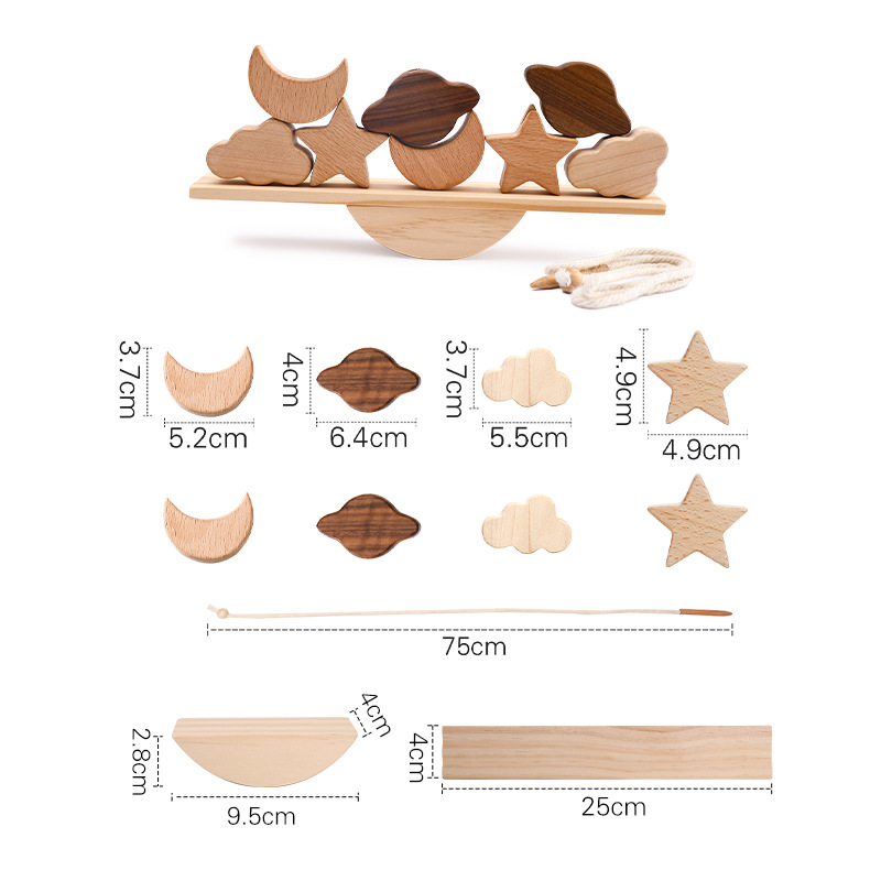 Montessori Wooden Animal Balancer