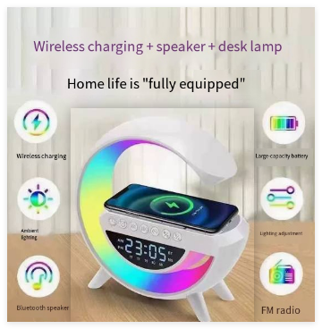 Luminous Hub LED Night Lamp & Speaker