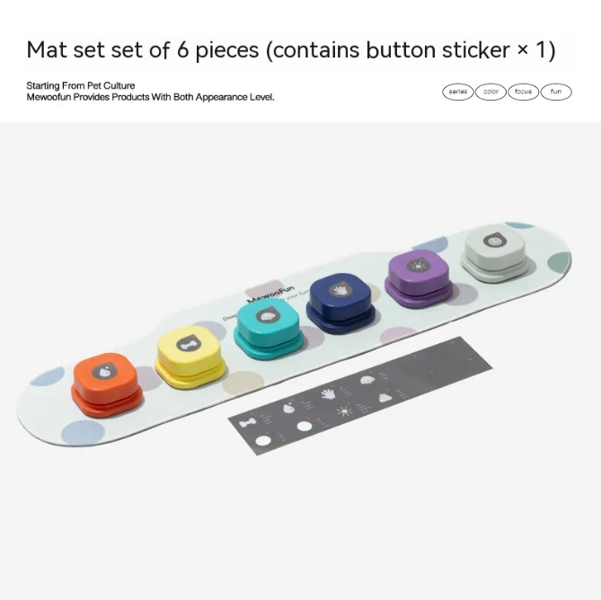 Quad-Color Pet Talk Button