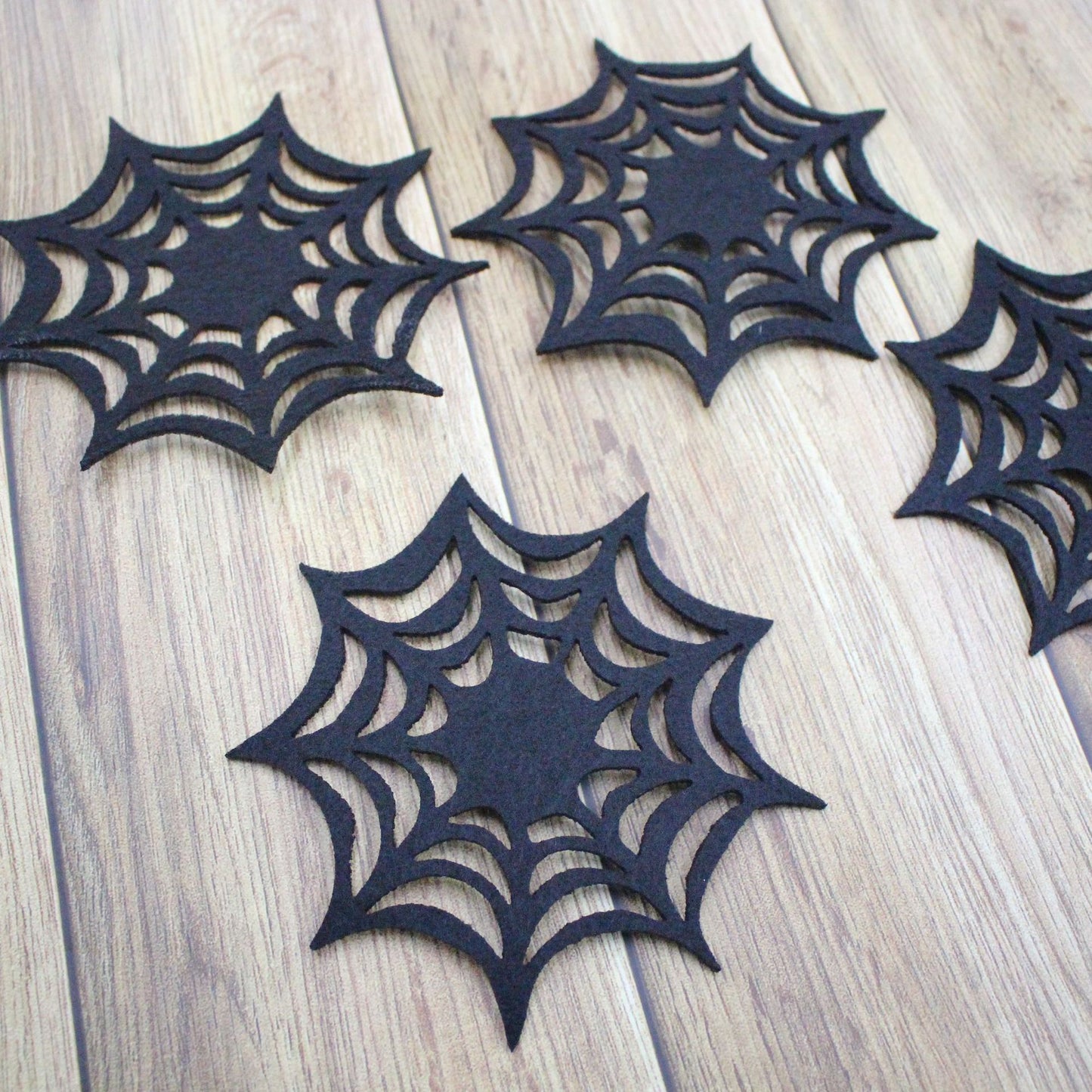 Spooky Spider Web Table Coasters