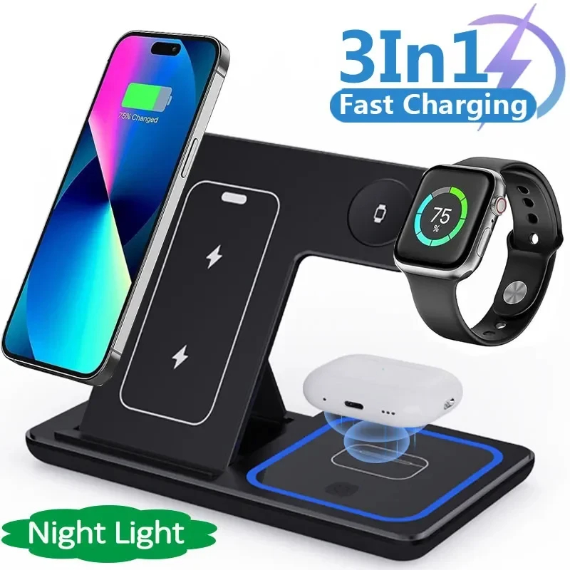 Tri-Function LED Quick Charge Hub
