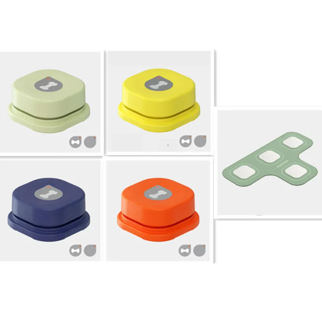 Quad-Color Pet Talk Button