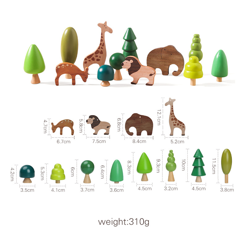 Montessori Wooden Animal Balancer