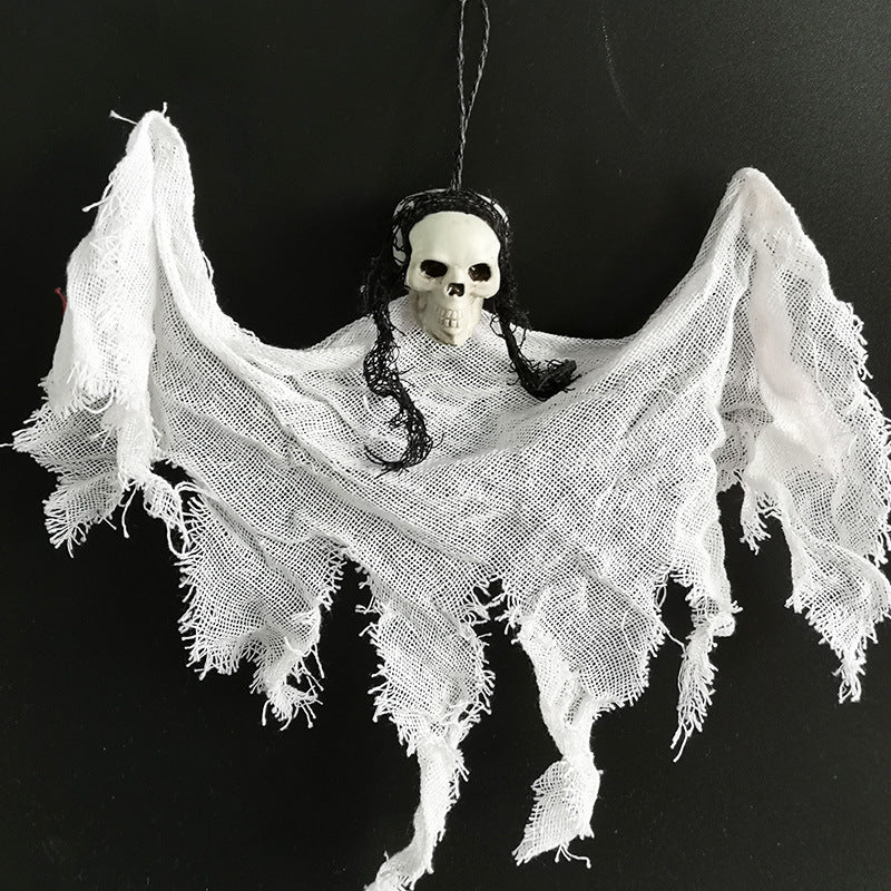 Ghostly Skull Hanging Ornament