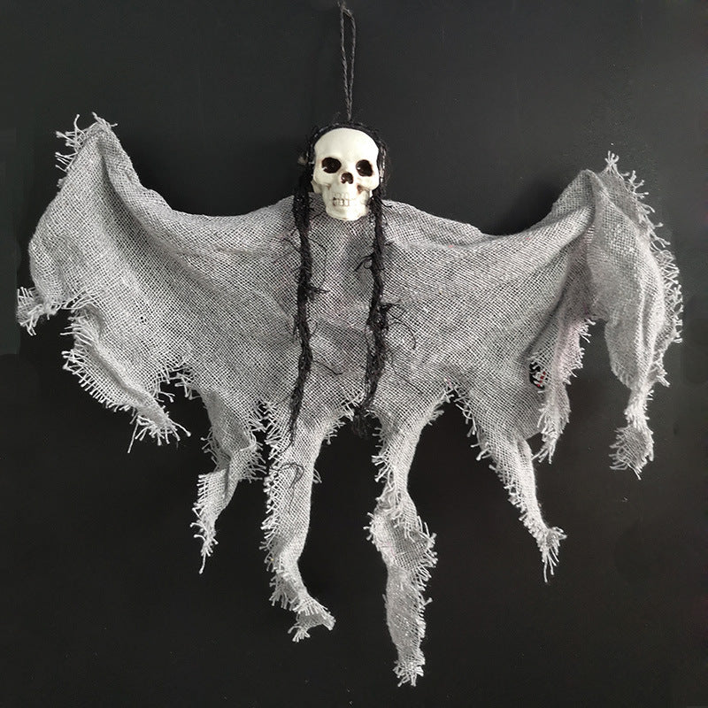 Ghostly Skull Hanging Ornament