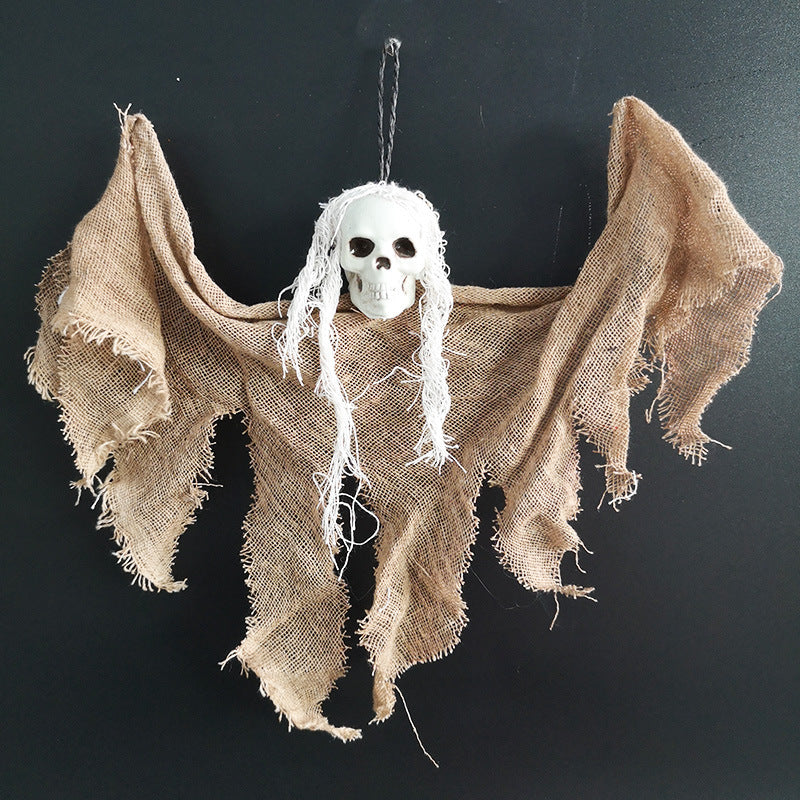 Ghostly Skull Hanging Ornament