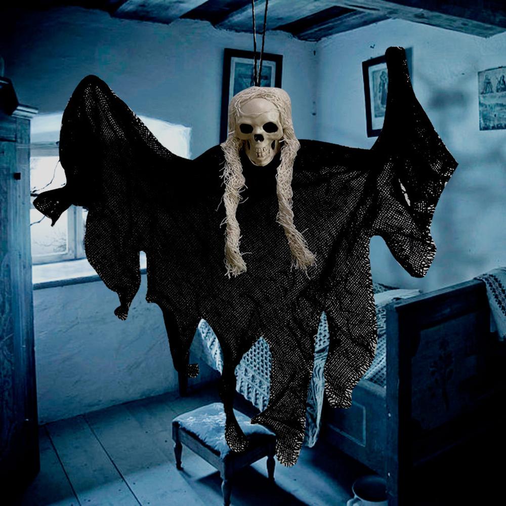 Ghostly Skull Hanging Ornament