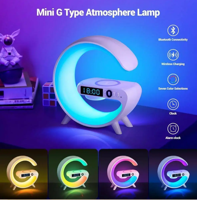Luminous Hub LED Night Lamp & Speaker