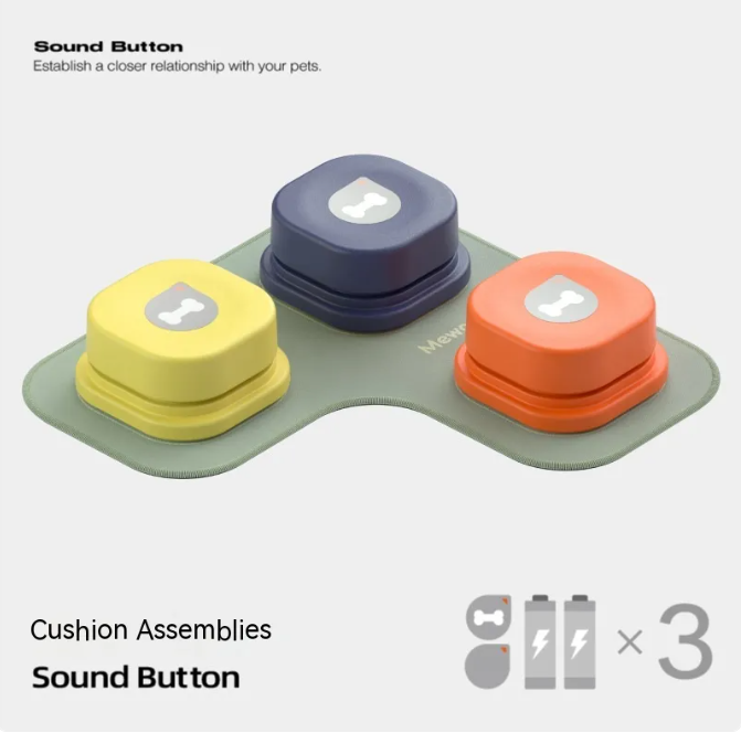 Quad-Color Pet Talk Button