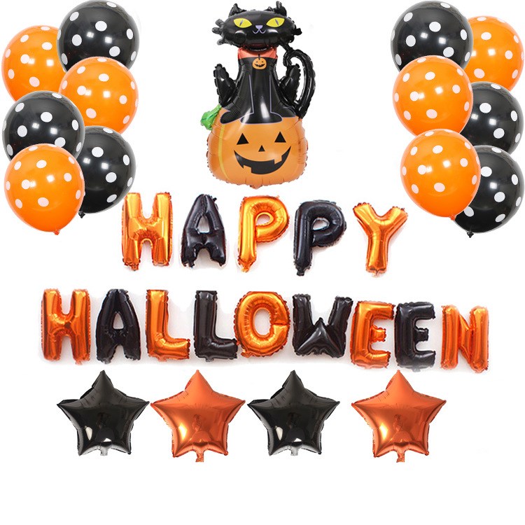 Spooky Pumpkin Ghost Balloon Kit