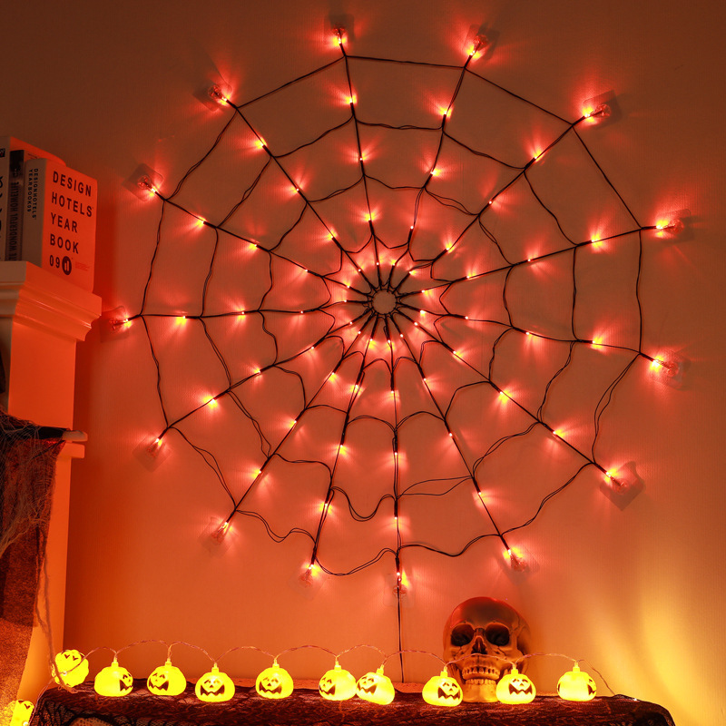 LED Spiderweb Festive Light