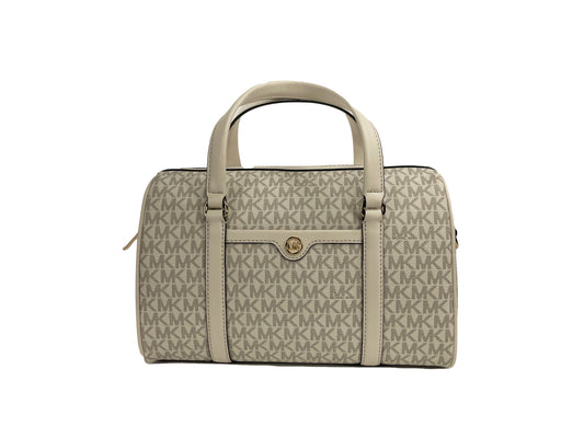 Michael Kors Medium Cream Travel Duffle