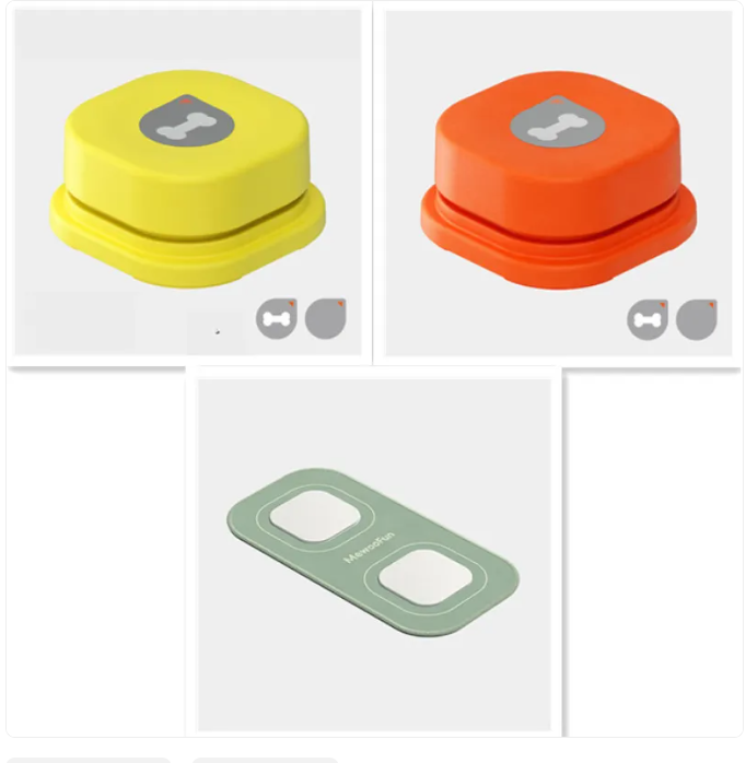 Quad-Color Pet Talk Button