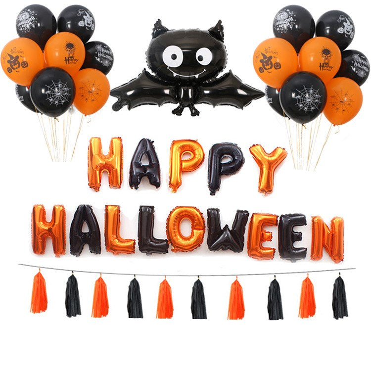Spooky Pumpkin Ghost Balloon Kit