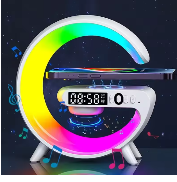 Luminous Hub LED Night Lamp & Speaker