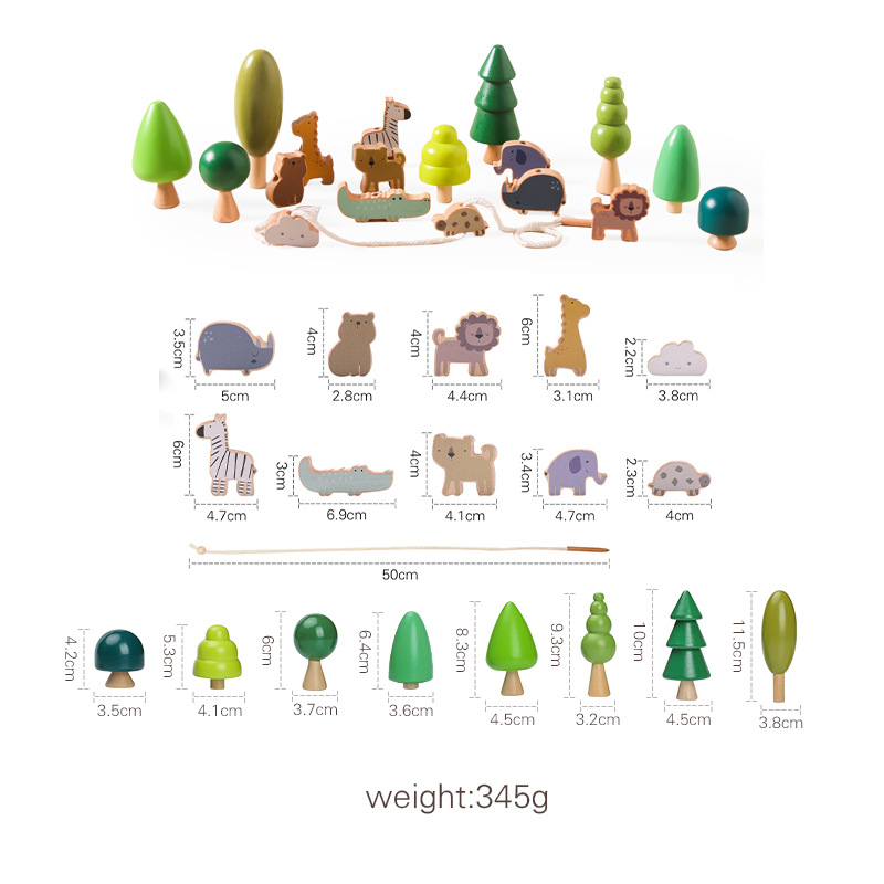 Montessori Wooden Animal Balancer
