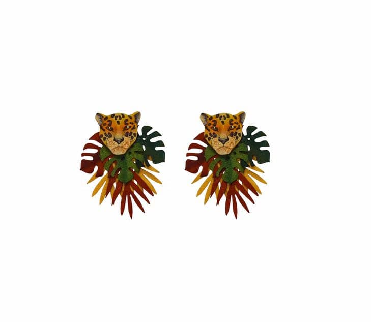 Jaguar Totumo Earrings – Handcrafted Statement Jewellery